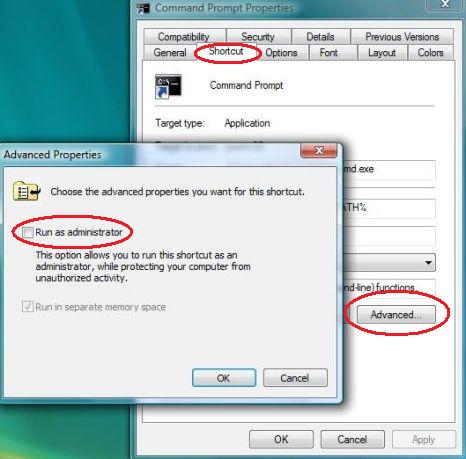 How To Elevate Command Prompt In Vista