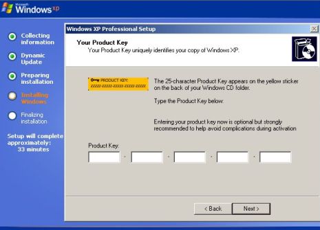 Xp Activation Key On Cd