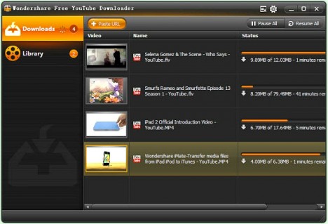 Wondershare Free YouTube Downloader