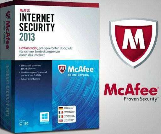 Mcafee Internet Security   2013 -  2