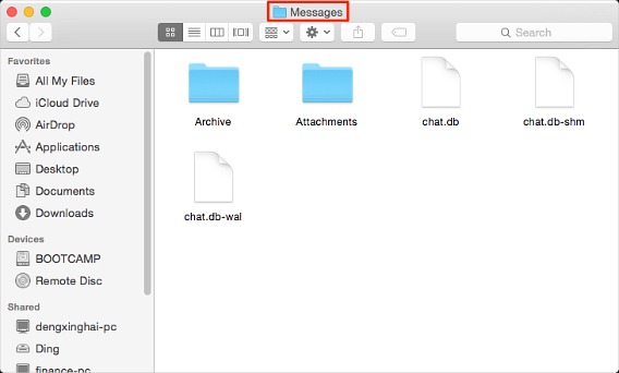 Cara Mentransfer iMessages Archives Dari Old Mac buku New Mac 6