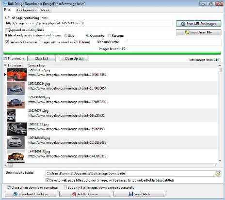 Bulk Image Downloader