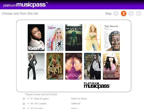 Free MP3 Download at Platinum MusicPass