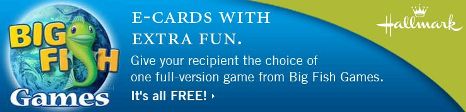 Free Games with Hallmark E-Card