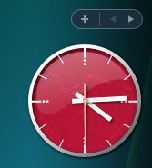 PRODUCT (RED) Clock with Second Hand
