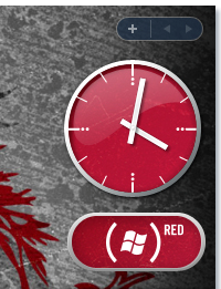 PRODUCT (RED) Windows Sidebar Gadgets