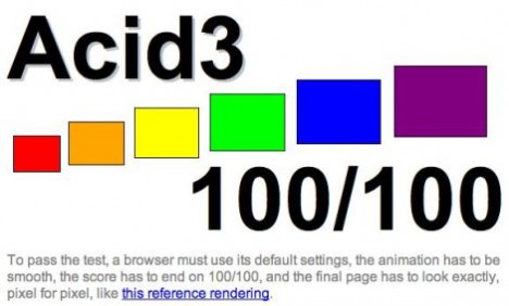 Safari Passes Acid3 Test