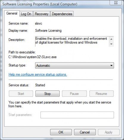 SLSvc Software Licensing Service