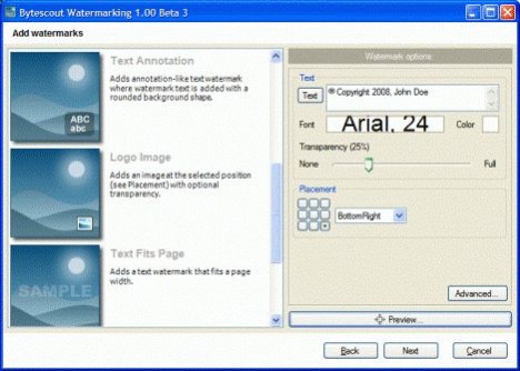 Bytescout Watermarking