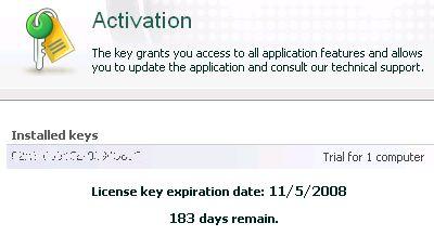 activatietip kaspersky antivirus 2008