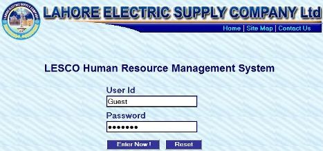 LESCO Lahore Backend System Hack Login