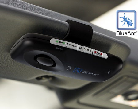 blueant s1 sun visor bluetooth car speakerphone