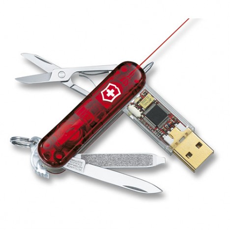 victorinox swiss flash 16Gb laser pointer