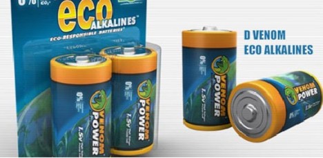 Venom Eco Alkaline Batteries