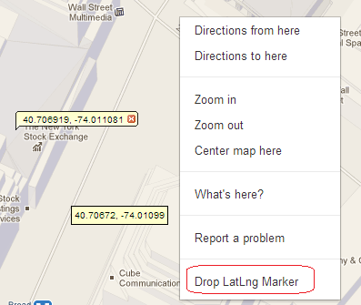 Latitude and Longitude in Google Maps