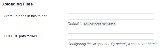 WordPress Uploads Path and URL