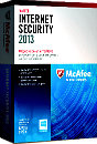 McAfee Internet Security 2013 box