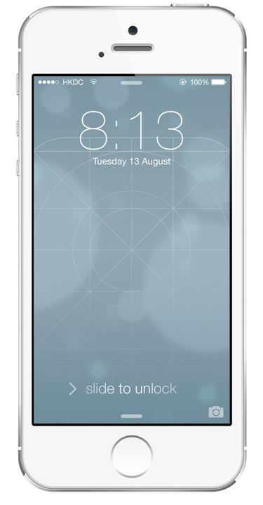 iOS Grid Wallpaper by Kal Michael