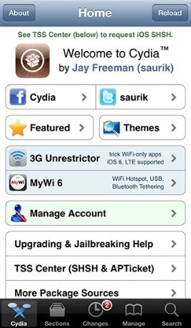 Cydia on ios-7 evasi0n 7 jailbreak