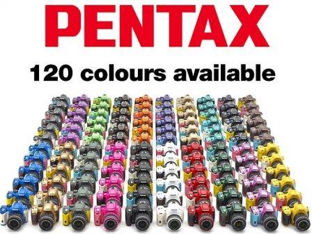 Pentax K-50 With 81 Weather-sealed Body And 120 Colour Combinations