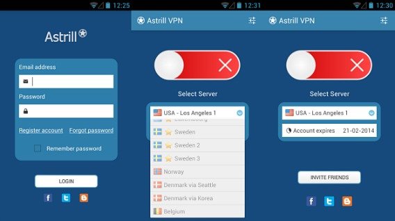 Astrill VPN for Android Free Download