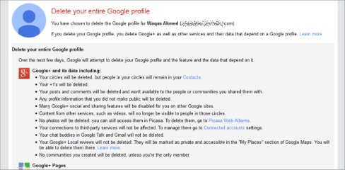 Delete Or Remove Google+ From Your Google Account