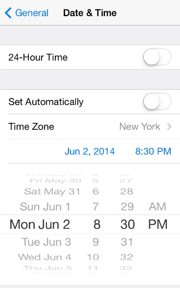 How to Setting Date & Time for iPhone, iPad