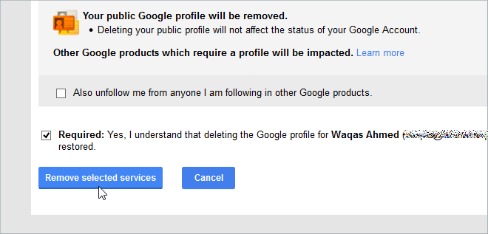 Remove Google+ From Your Google Account