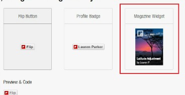 embed code Flipboard magazine