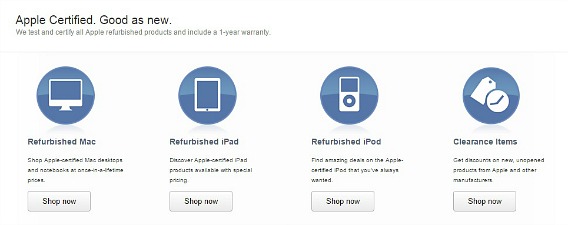 Shopping for an Apple product Refurbished and Clearance Mac, iPad & iPod Products At Cheaper Price in Apple Store