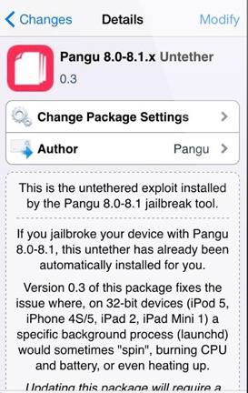 How To Update Pangu 8.0-8.1.x Untether 0.4 For iOS 8  8.1