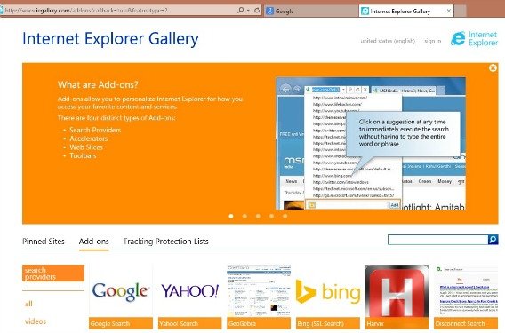 How to Disable, Remove or Hide Internet Explorer 11 Search Box