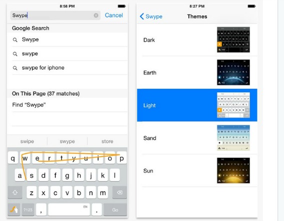 Swype Keyboard For iOS Free Download From Apple AppStore