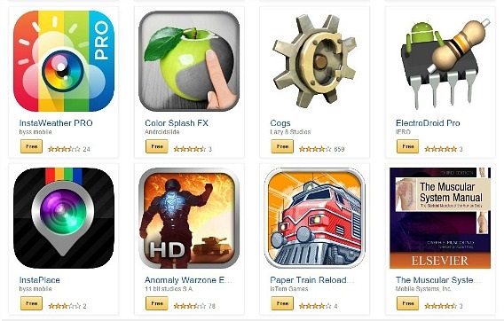 Amazon Appstore Free $220 Worth of Paid Apps and Games via Amazon's Appstore Christmas bundle