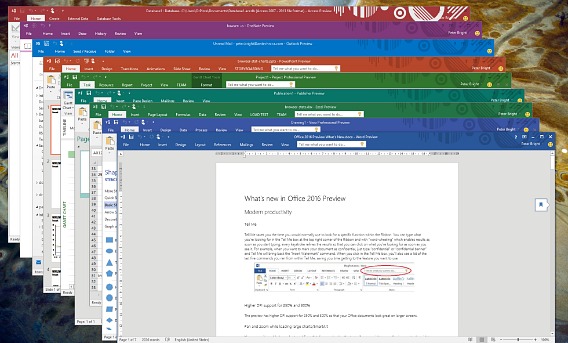Where To Download and Install Office 2016 Preview for Home and Business