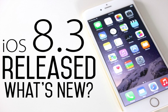iOS 8.3 for iPhone, iPod touch and iPad Released for Download ( Changelog and Direct Download Link)