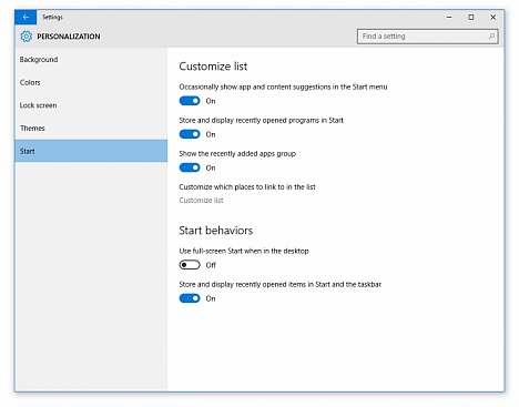 Windows 10 Insider Preview Build 10130 for PCs Now Available For Fast Ring Members ( Here What’s New, Fixed, and Broken) Start-Settings