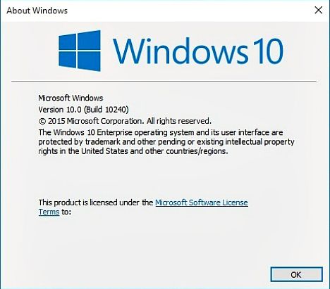Download & Install Windows 10 Build 10240 Release to Manufacturing(RTM) Version