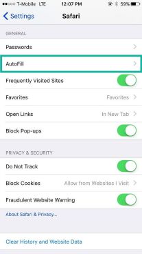 How To Manage Safari Username and Passwords Saved on your iPhone