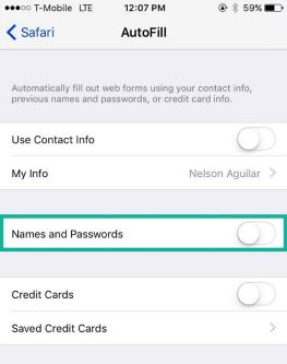 How To Manage Safari Username on iPhone