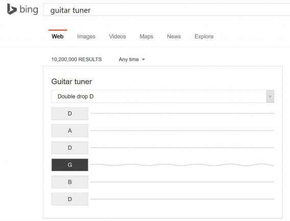 Microsoft Bing Guitar Tuner and Metronome Now Let Musicians Tune Guitar More Handy