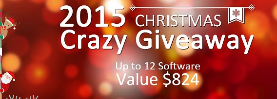 Free Download 12 Multimedia Software (Worth $824) For 2015 Christmas Gift Giveaway