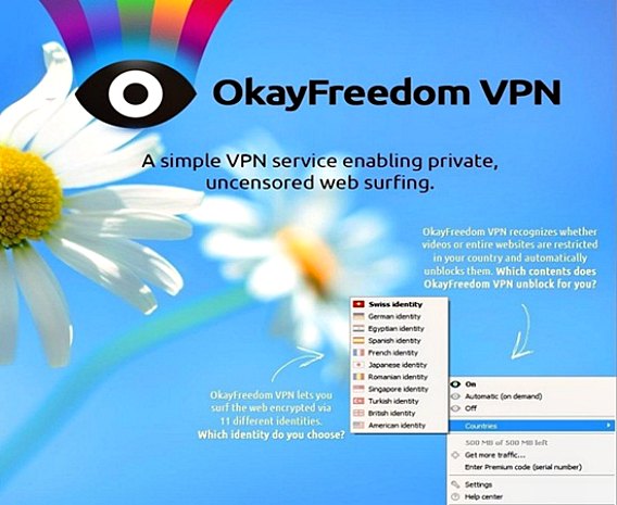 OkayFreedom VPN Free 1 Year Premium Flat Promo Code Giveaway To Kill Blocked Websites And Hide Online Activity