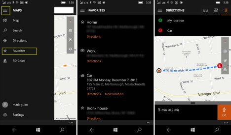 How To Mark or Find Your Parked Car Using the Maps App on Windows 10 Mobile