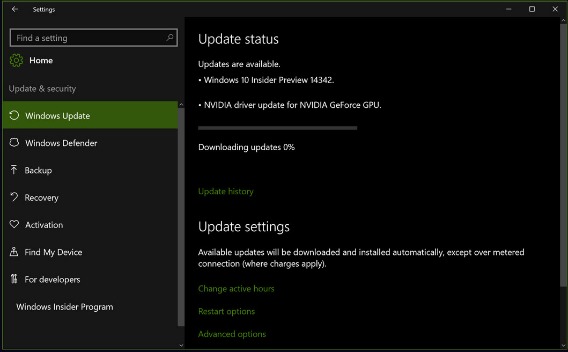 Windows 10 Insider Preview Build 14342 What's New, Fixed, and Known issues for PCs