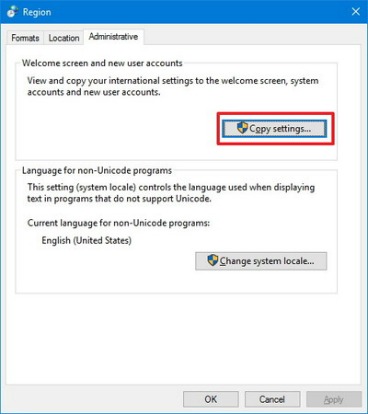 How To Change The Entire System Language in Windows 10 PC region administrative