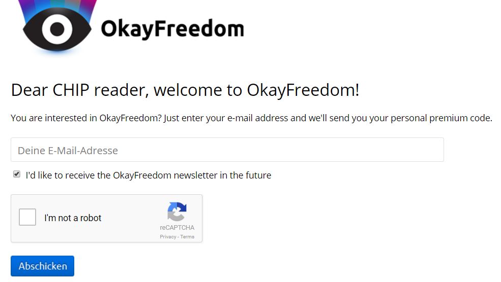 OkayFreedom VPN 1 Year Premium Code (Unlimited Traffic Volume) Free Download With Genuine License Key Code